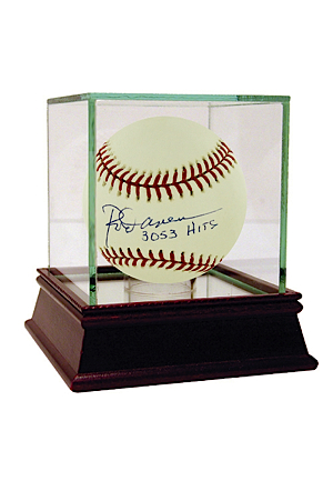 Rod Carew Autographed MLB Baseball w/ 3053 Hits Insc.
